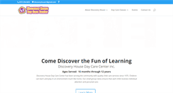 Desktop Screenshot of discoveryhousedcc.com